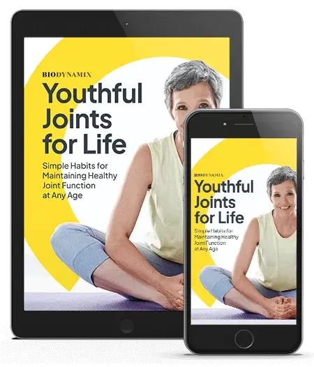 To help you maximize the results of Joint Genesisâ„¢, weâ€™ll also include a complimentary copy of Youthful Joints For Life when you order a 3- or 6-month supply. This easy-to-follow guide reveals simple yet powerful daily habits you can adopt right at home to support strong, flexible, and comfortable joints at any age.  By combining the science-backed benefits of Joint Genesisâ„¢ with the practical strategies inside Youthful Joints For Life, youâ€™ll have everything you need to restore supple movement, protect your joints, and maintain long-lasting mobility for years to come.