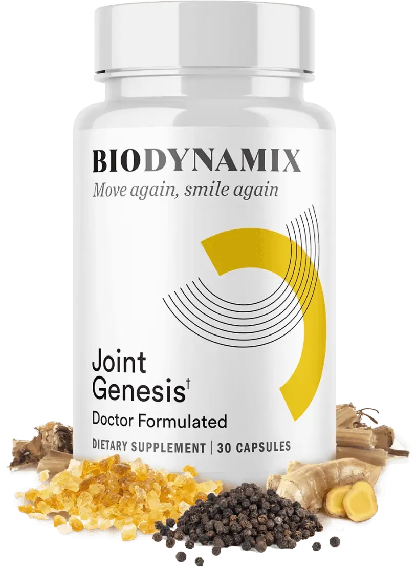 Joint Genesisâ„¢ is made with 100% natural, research-backed ingredients and is manufactured in the USA in an FDA-registered, GMP-certified facility